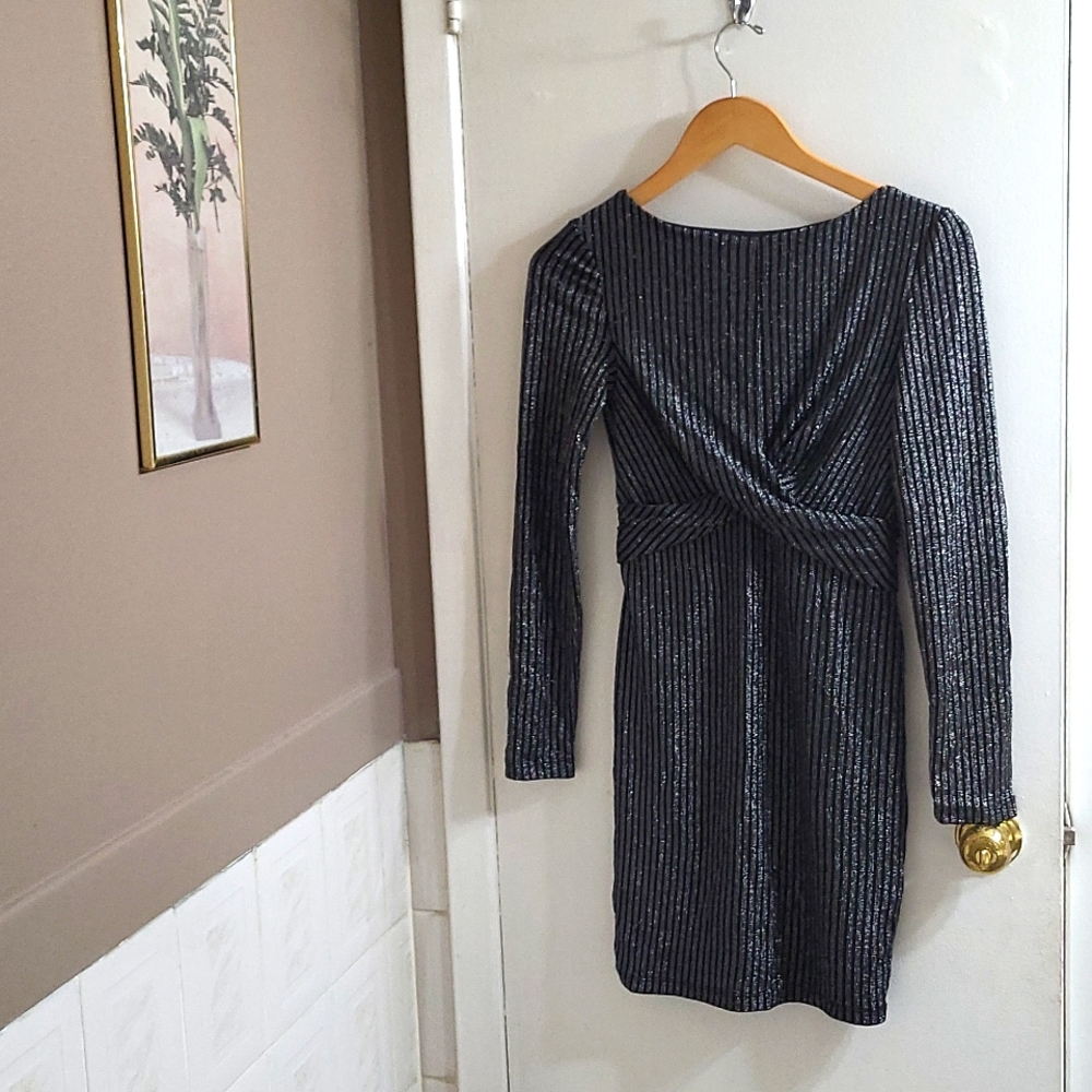 Dress with open back